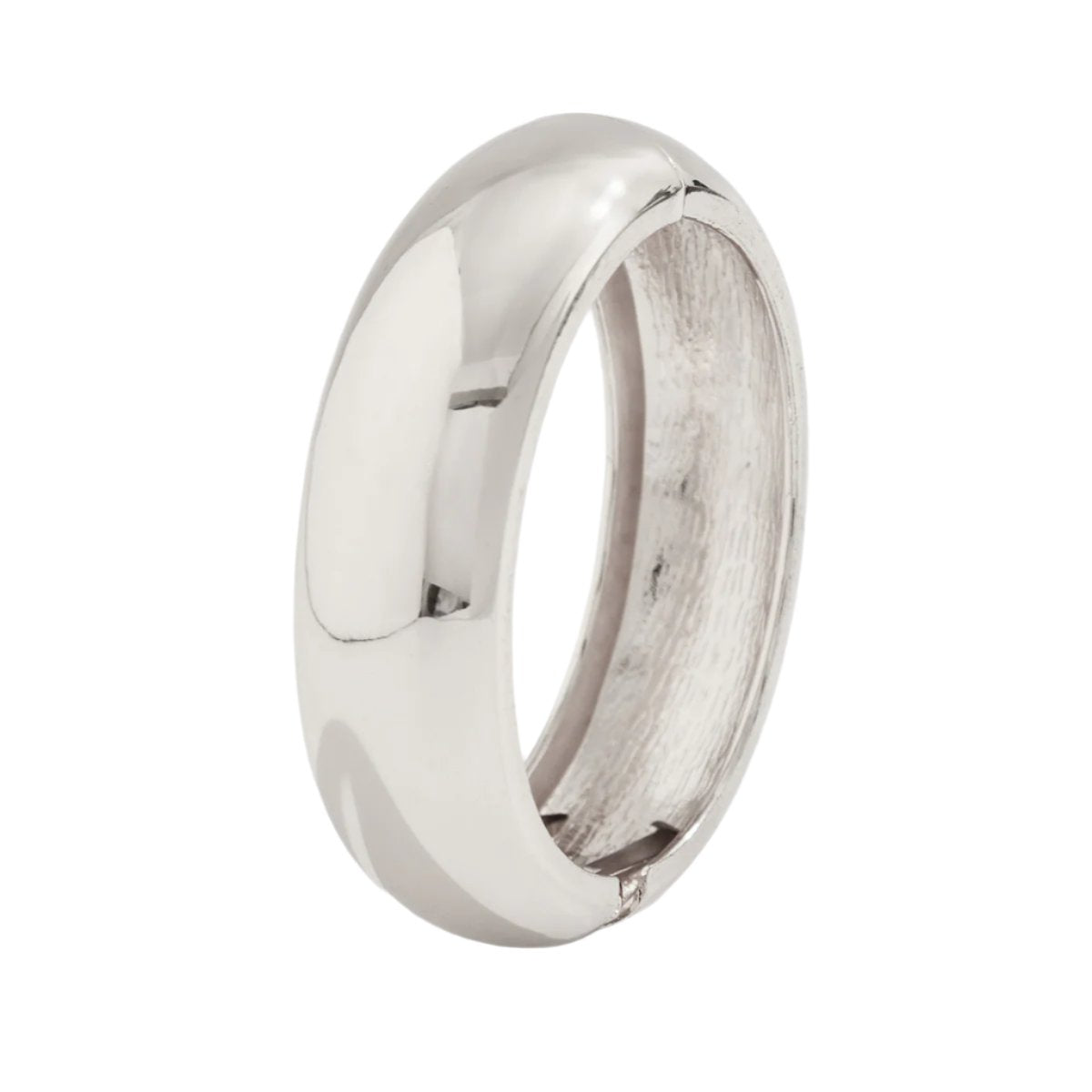 Symmetric Silver Texture Bracelet