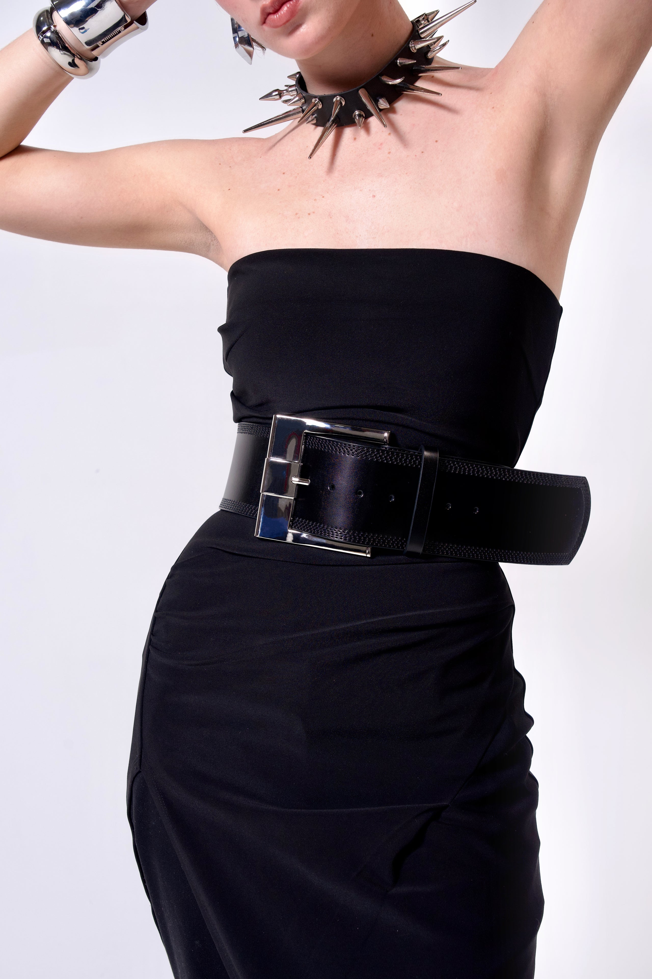 Asymmetric Strapless Dress