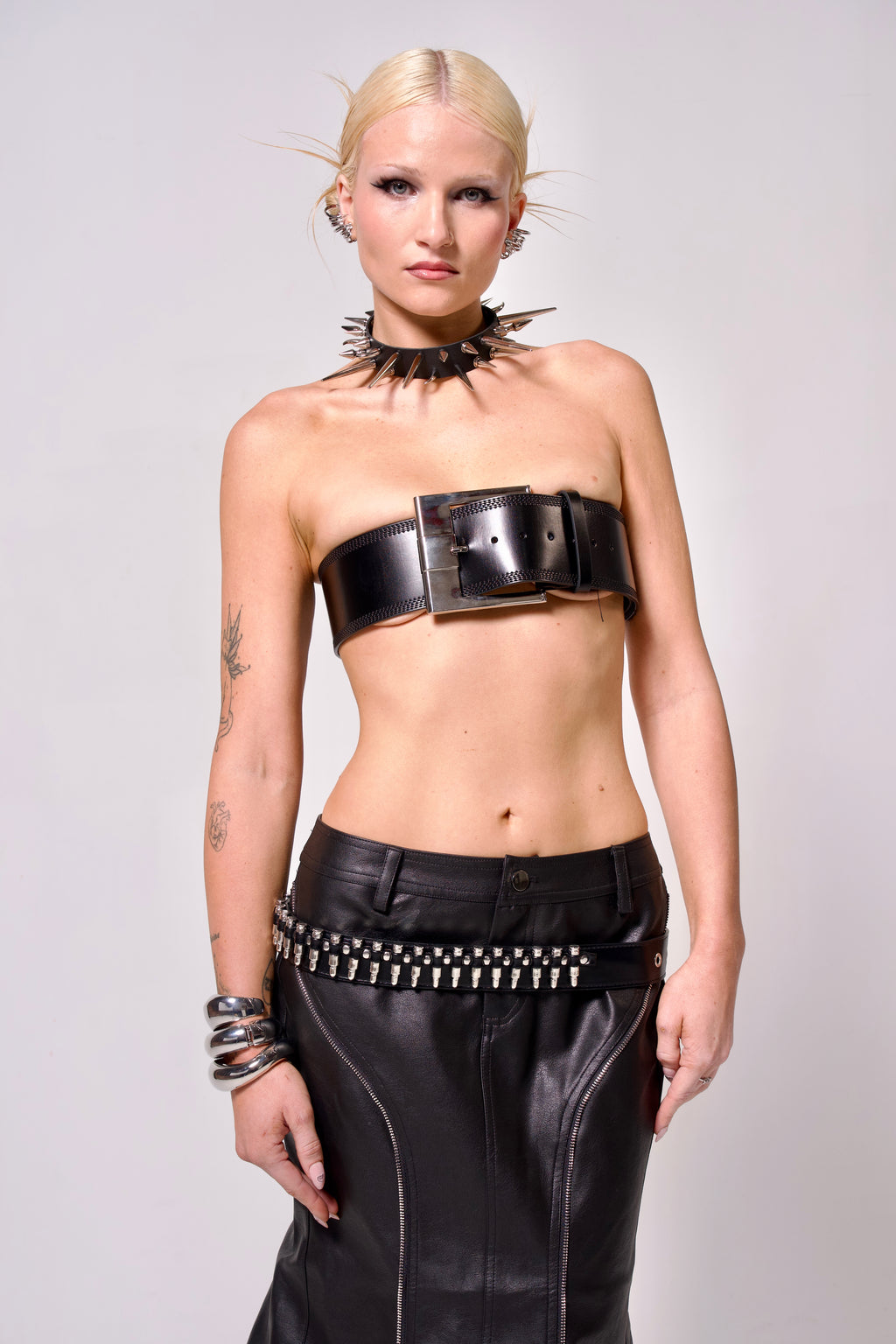 Rivet Leather Choker