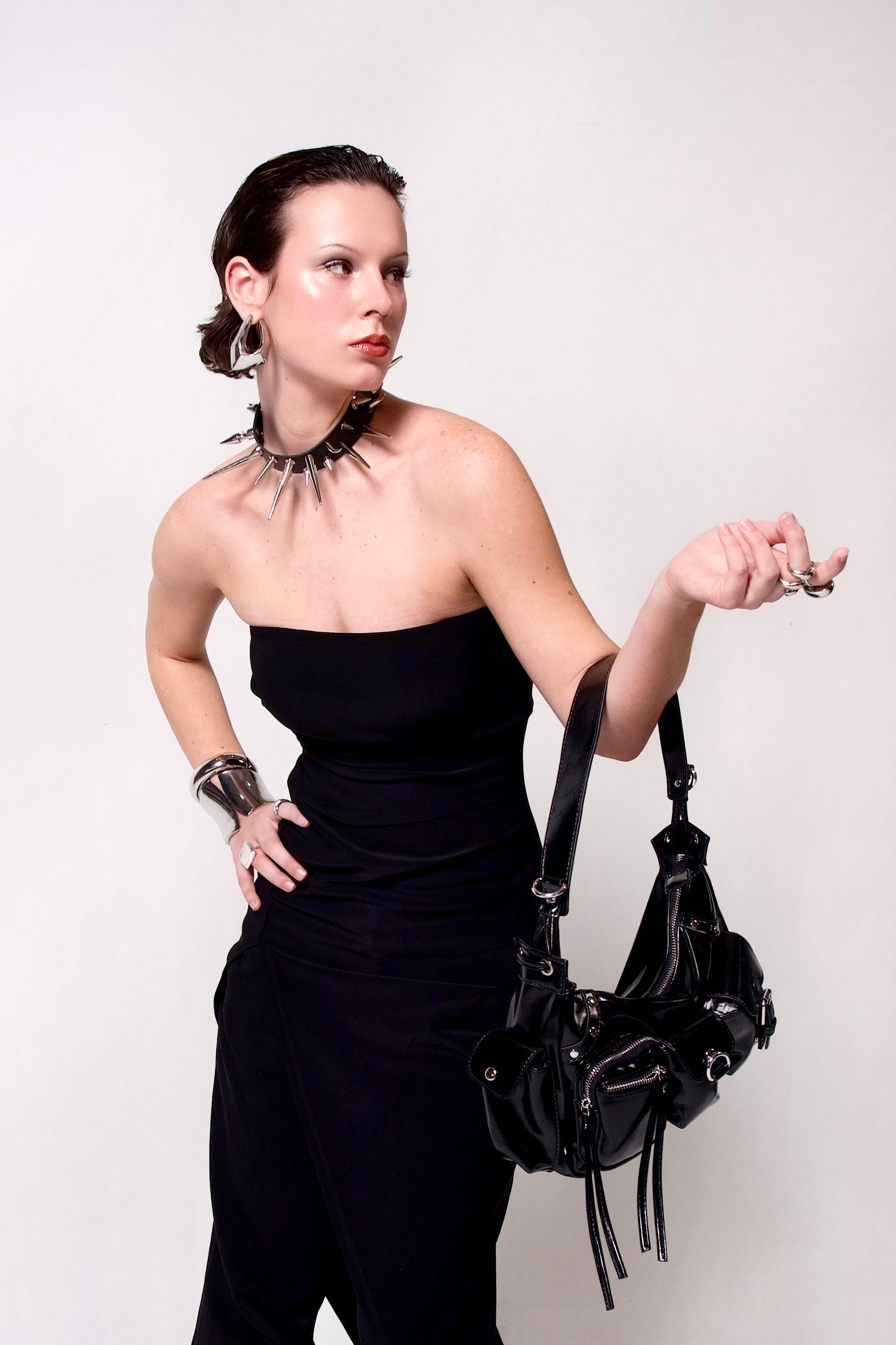 Multi-Pockets Underarm Avant-Garde Bag