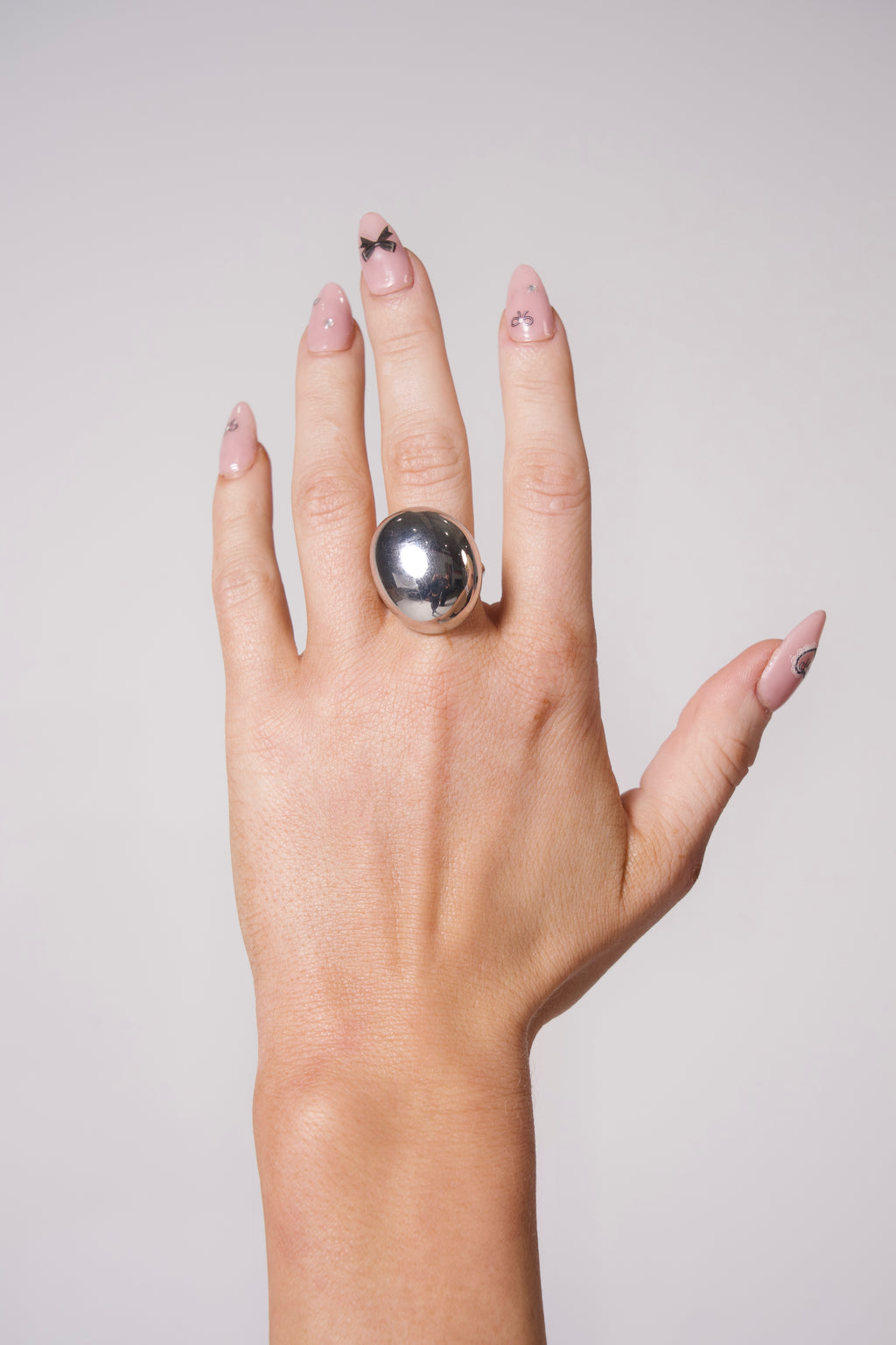 Fusion Stacks Silver-colored Rings