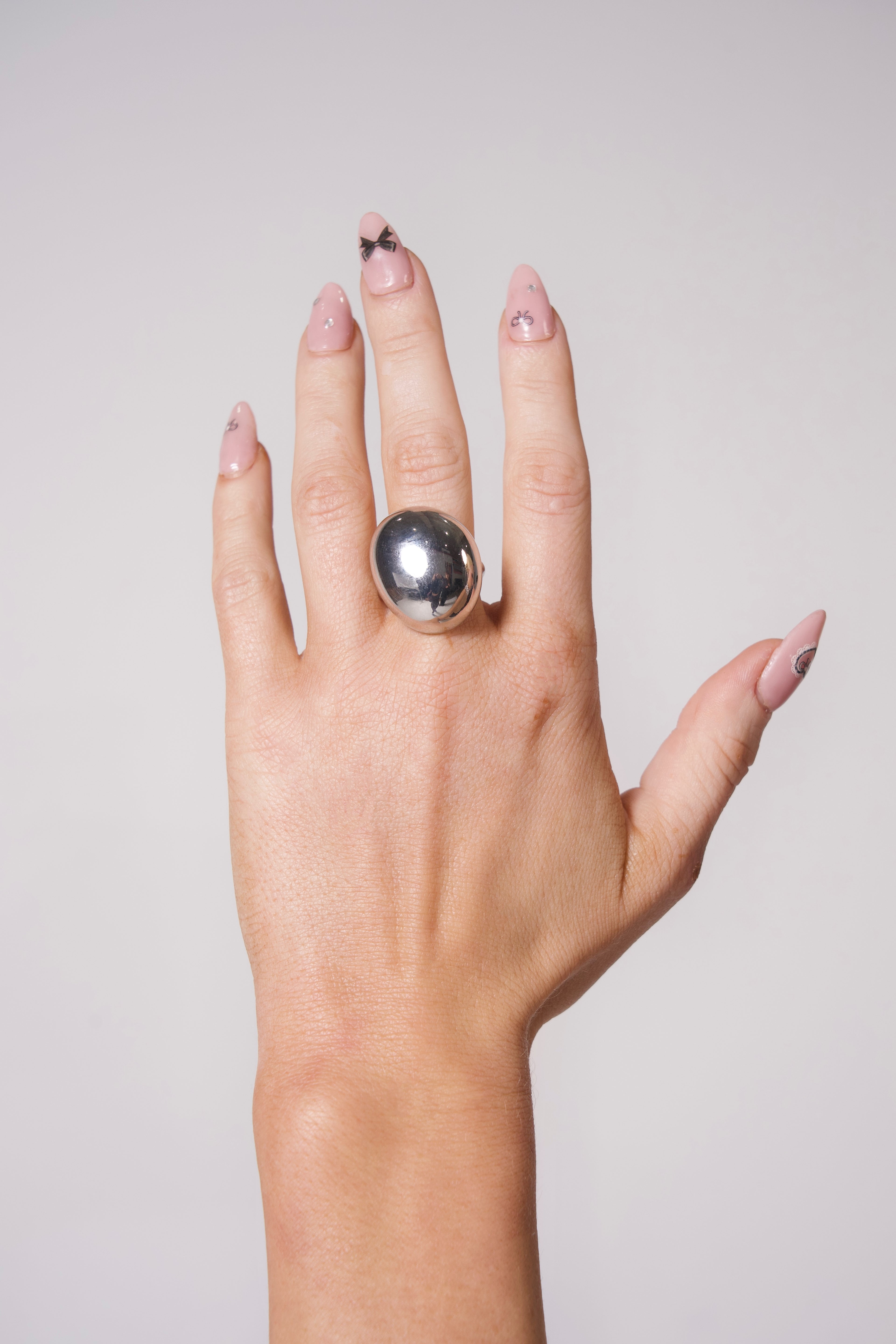 Fusion Stacks Silver-colored Rings