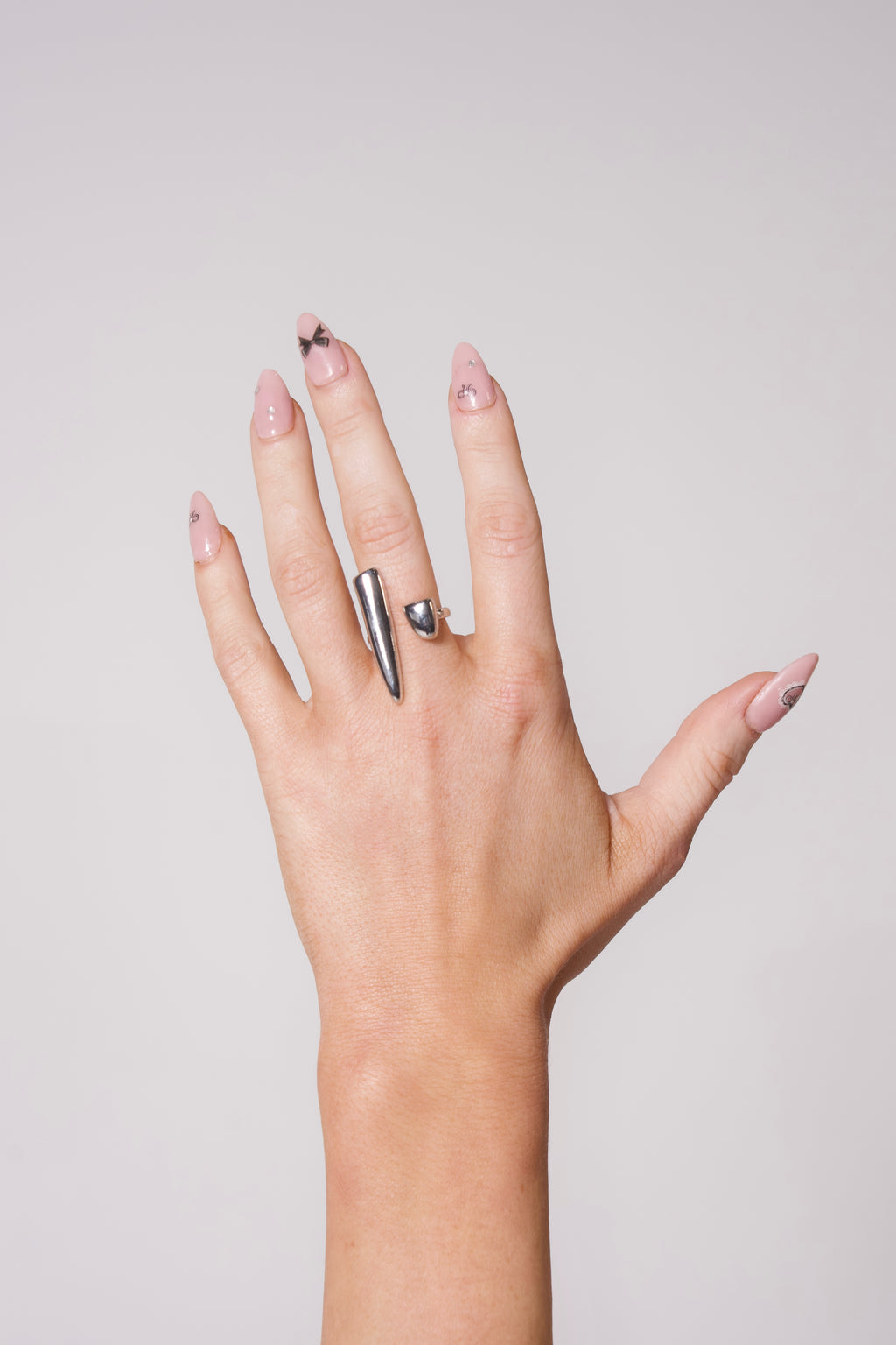 Fusion Stacks Silver-colored Rings