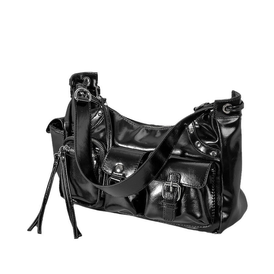 Multi-Pockets Underarm Avant-Garde Bag