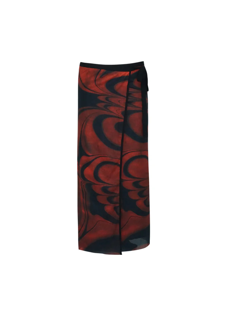 Mars Red Matching Skirt